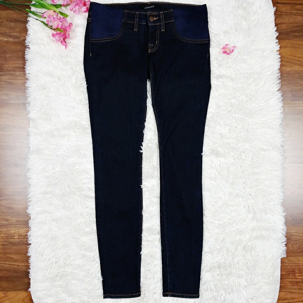J Brand Womens Mama J Maternity Skinny Jeans Sz 26